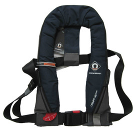Designed with a Peninsular Chin support, to keep your airway well clear of the water whatever the conditions
Attachment point for Crewsaver Surface Light
Robust outer cover for durability
UML MK5 Automatic or Halkny Roberts 840 Automatic operating heads
Centre buckle adjuster
Oral Tube
Whistle
Reflective tape
Lifting becket
