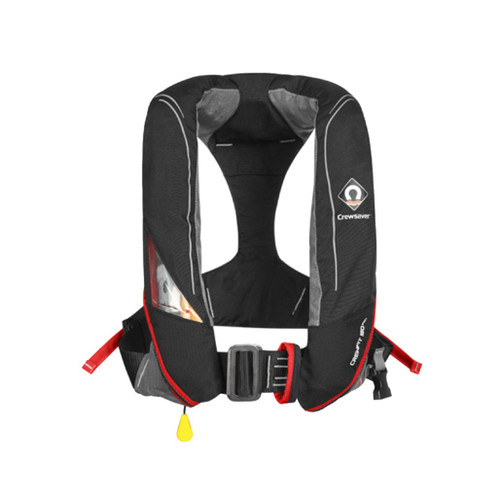 Crewsaver Crewfit 180N Pro Manual Harness Lifejacket BLK RED