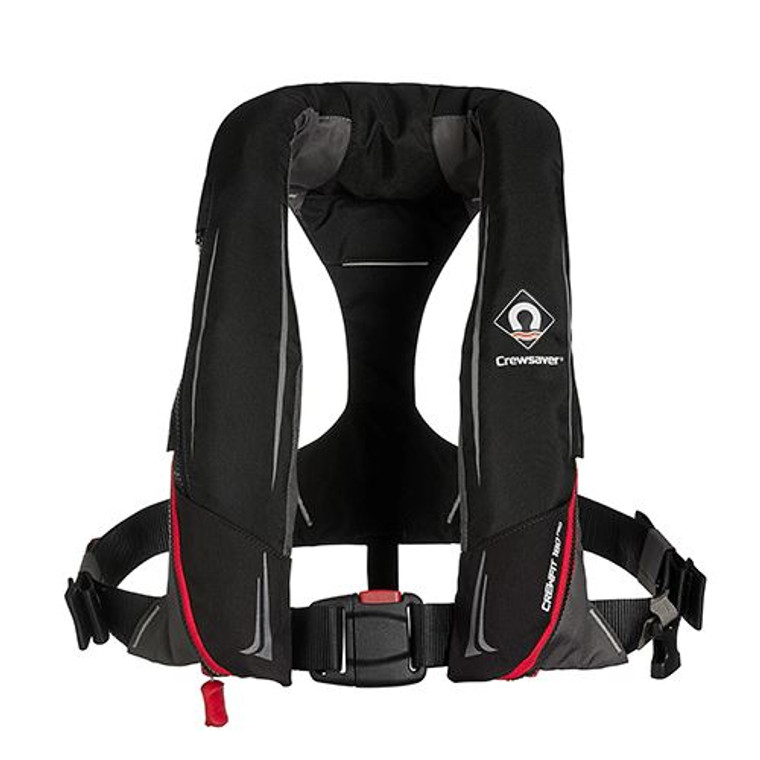 Crewsaver Crewfit 180N Pro  Automatic Lifejacket  N/H - Red/Black