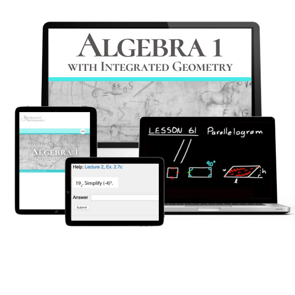 Shormann Algebra 1 with Integrated Geometry  Self-Paced eLearning Course