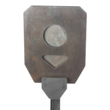 AR500 reactive target for firearms training and increasing accuracy