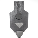 DIY AR500 steel reactive shooting target Triple Tap three stage system The Target Man