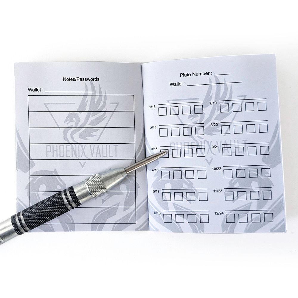 Strongest metal seed phrase product available by my phoenix vault.
Stores multiple seed phrases for digital and crypto wallets.
Stores up to 10 crypto wallet seed phrases.