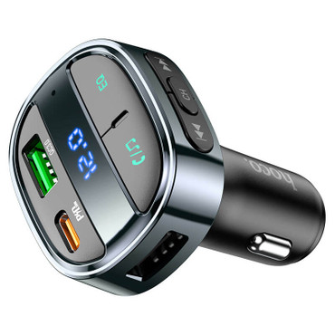 Hoco PD30W+QC3.0 FM Transmitter Car Charger #E70 - Buyrouth