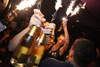 Champagne Bottle Sparklers