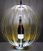 BOTTLE PRESENTER GLOBE - ILLUMINATED CAGE