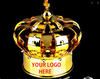 LED CROWN - LED CHAMPAGNE CROWN - LIGHT UP CROWN WITH LOGO