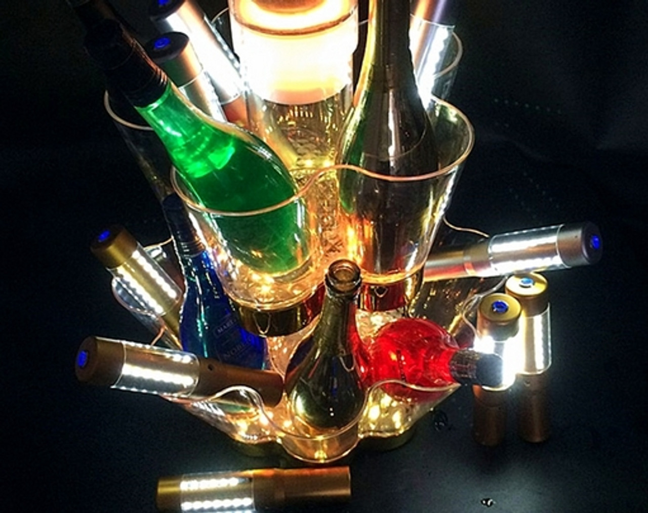 LED, Strobe, Batton, Bottle, Top, Topper, attachment, Sparkler, Bottle service, Nitesparx, Nite sparx