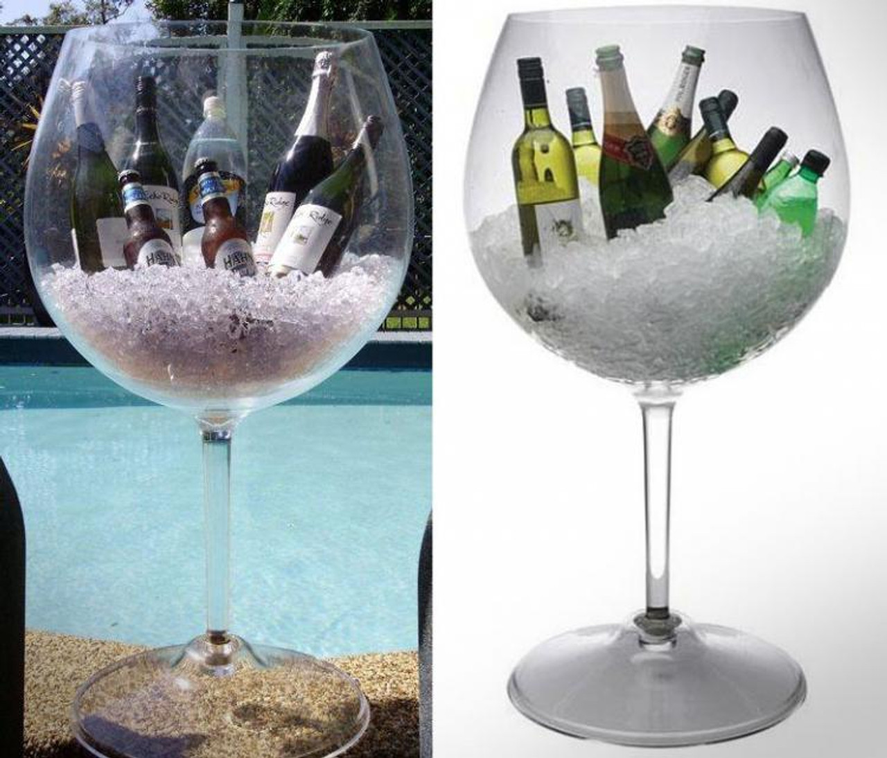 Giant Acrylic Wine Glass 2465oz / 70ltr