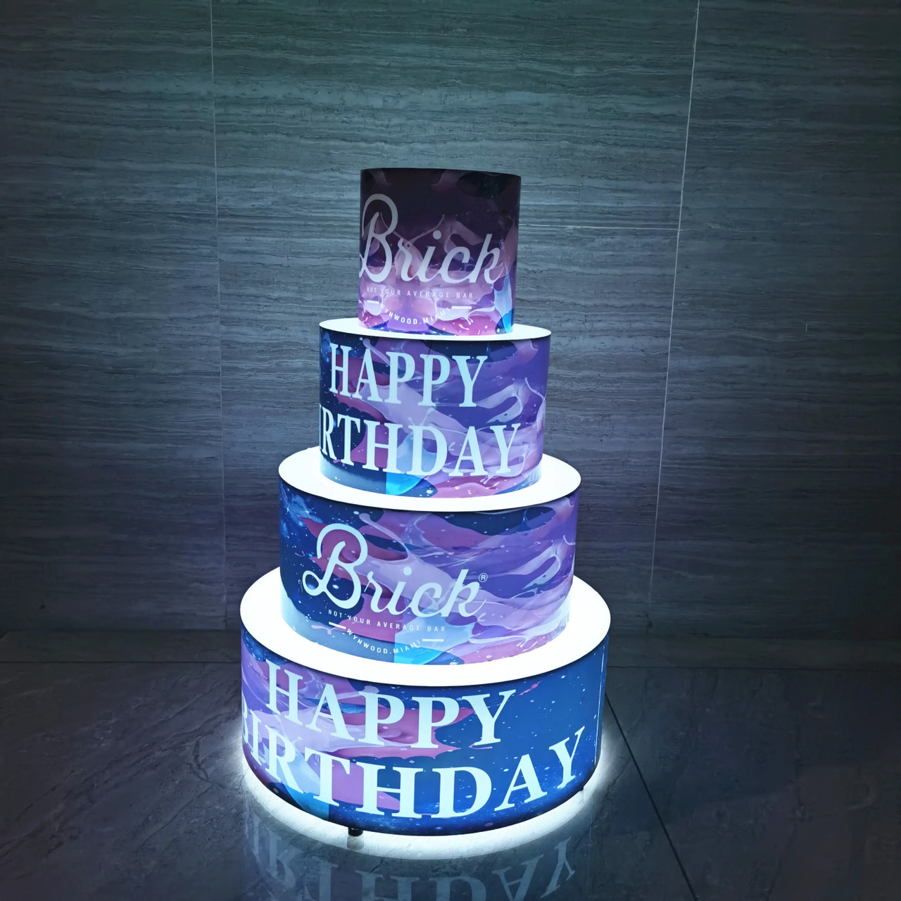 BOTTLE SERVICE LED CAKE