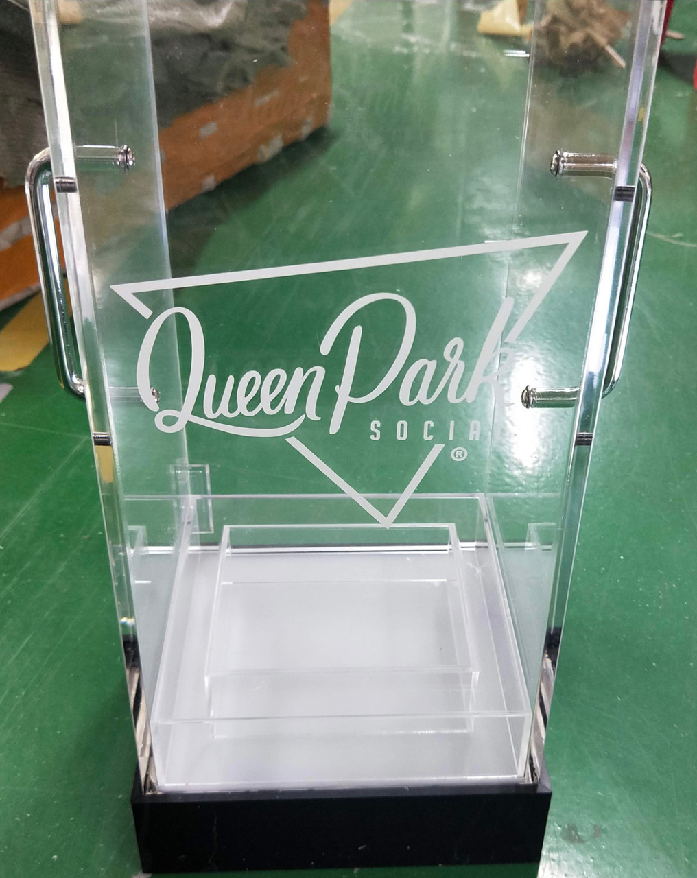 BOTTLE SERVICE LOCK BOX - BOTTLE DISPLAY - CUSTOM LOGO