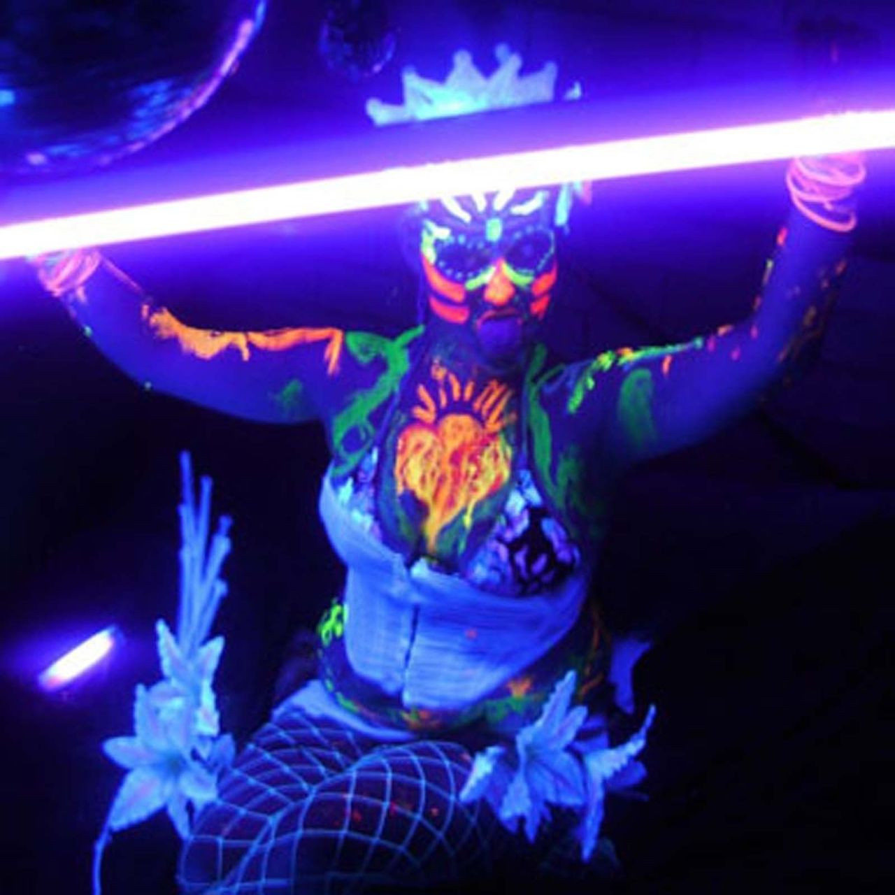 UV Black Light NEON RAVE BODY PAINT