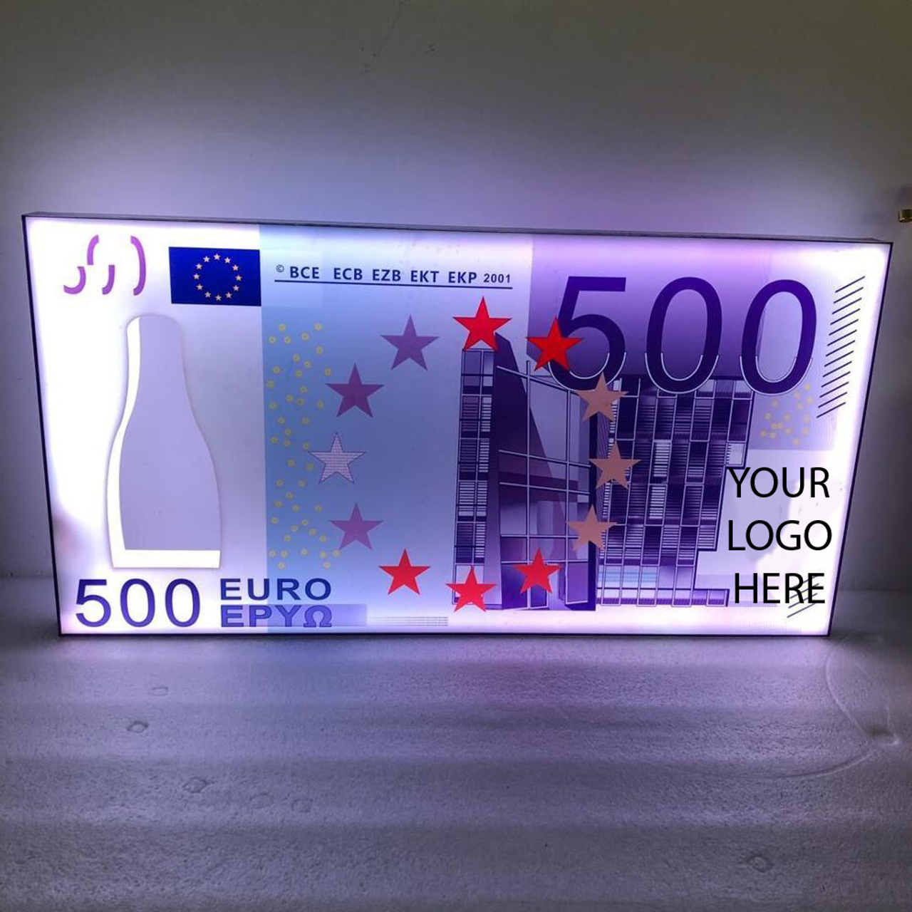 EURO BILL BOTTLE PRESENTER