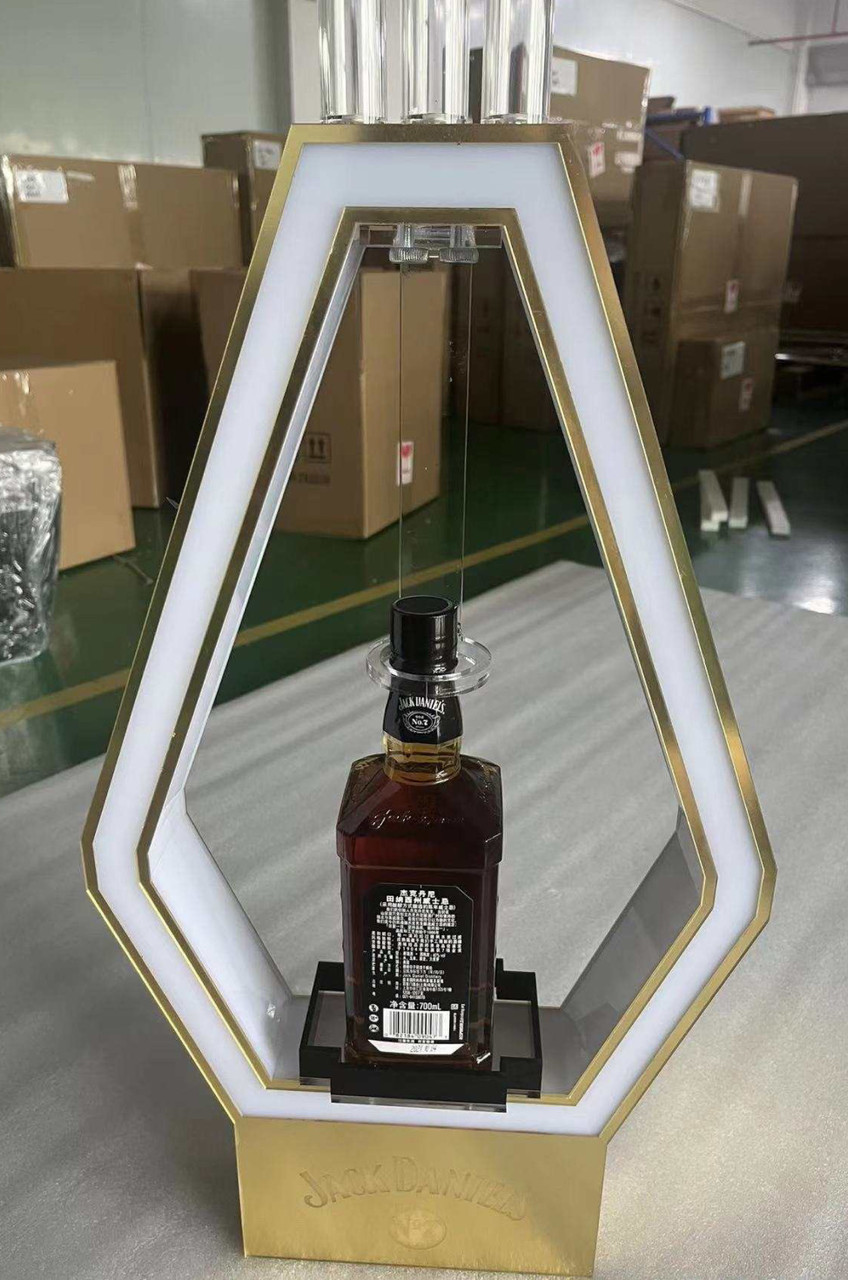 BOTTLE PRESENTER - JACK DANIELS LOCK BOX - CUSTOM LOGO