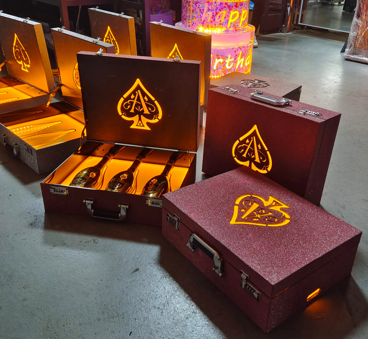 CUSTOM LIGHT UP BRIEFCASE