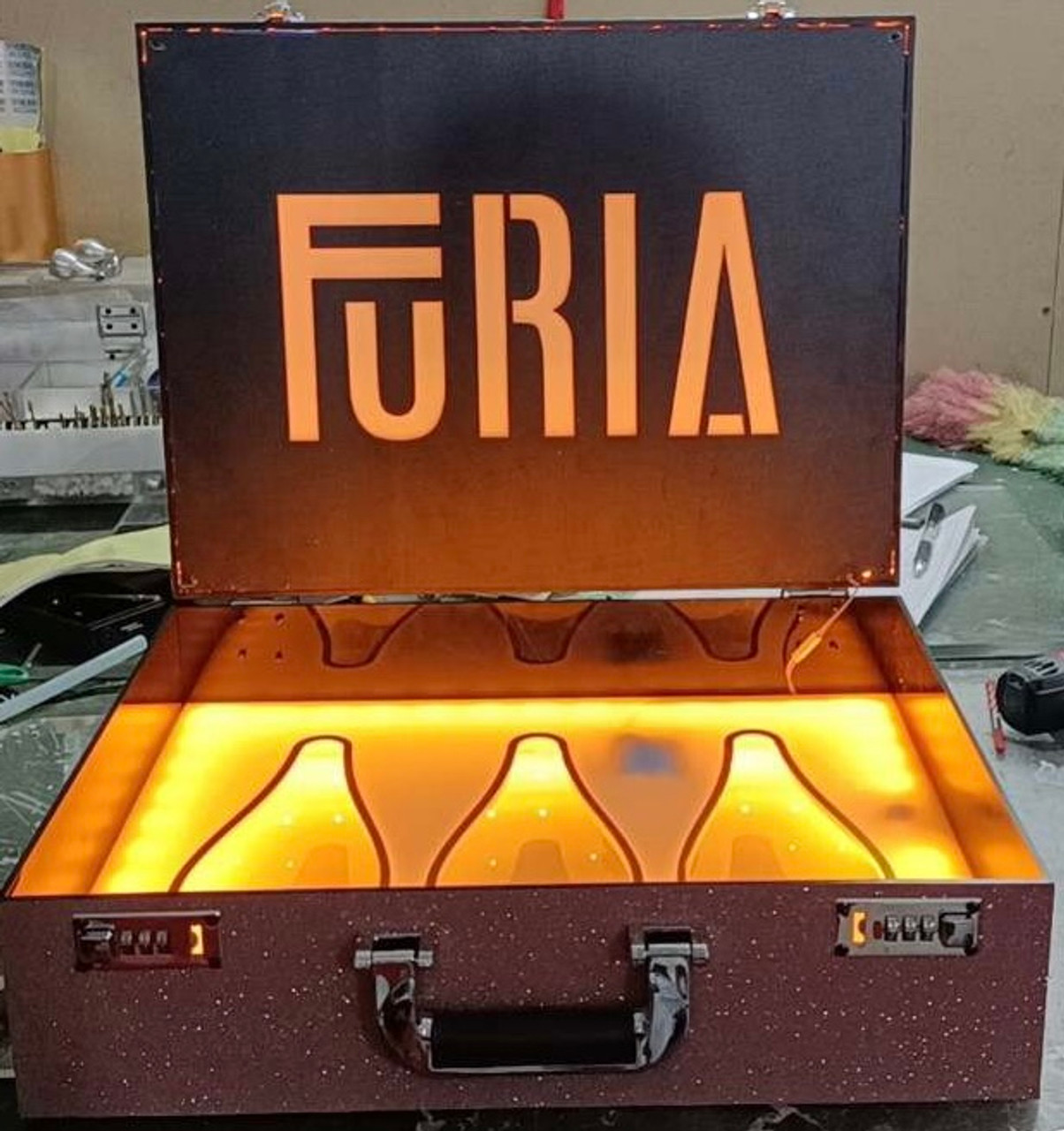 CHAMPAGNE Briefcase