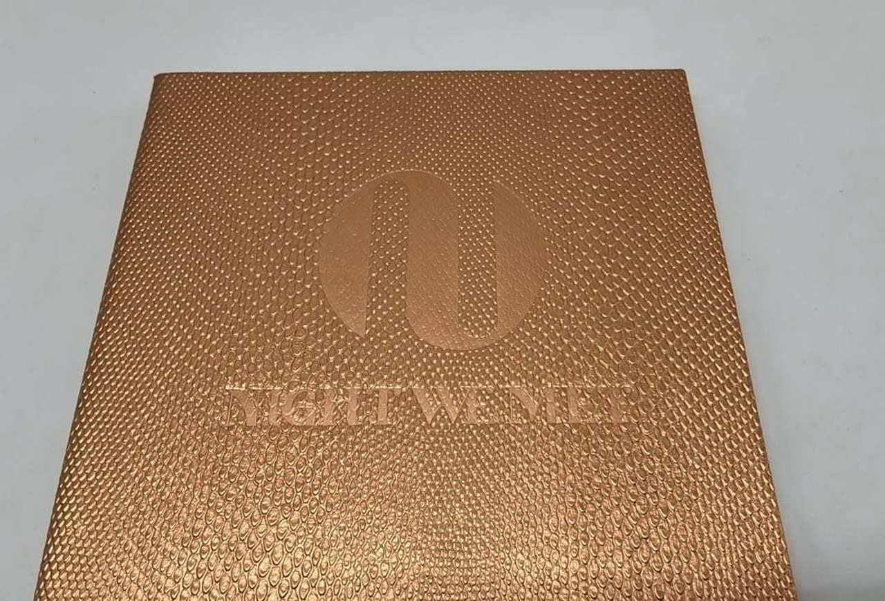 CUSTOM LIGHT UP MENUS - ROSE GOLD