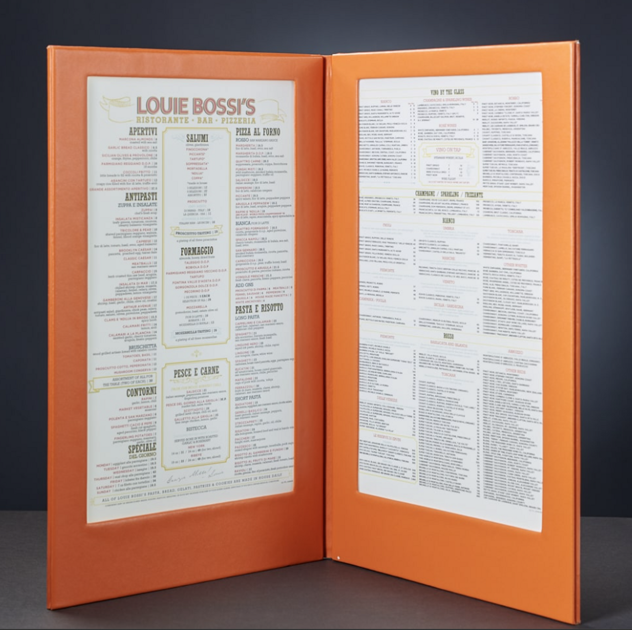LIGHT UP CUSTOM MENUS