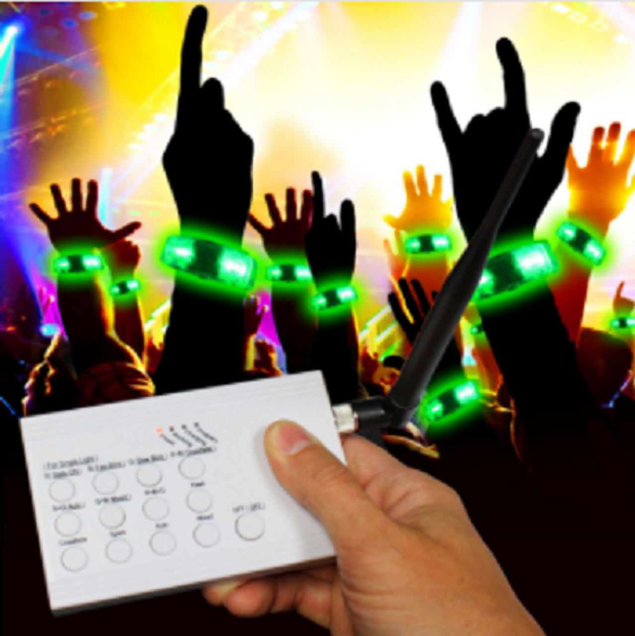 REMOTE CONTROL CONCERT WRISTBANDS