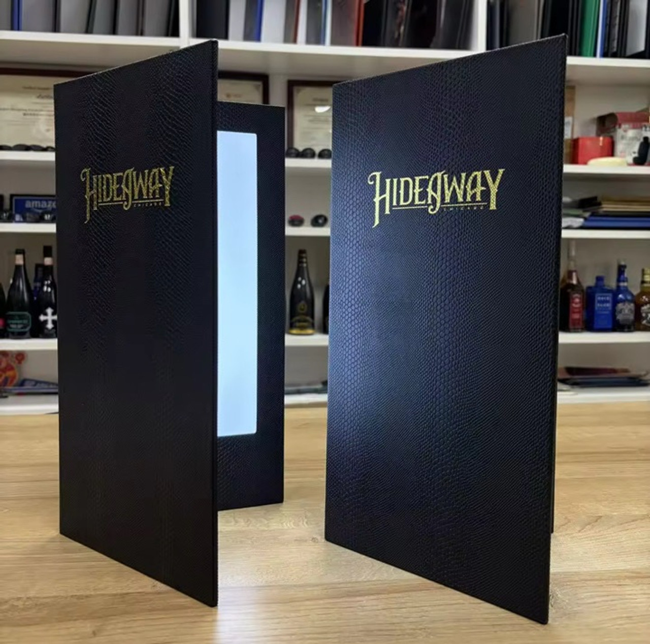 LIGHT UP RESTAURANT MENUS - COCTAIL MENUS - BOTTLE SERVICE MENUS