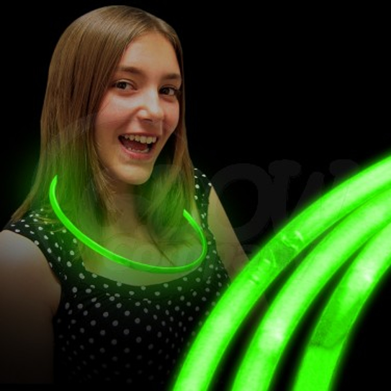 GLOW IN A DARK NECKLACES FOR ALL NIGHT EVENTS.