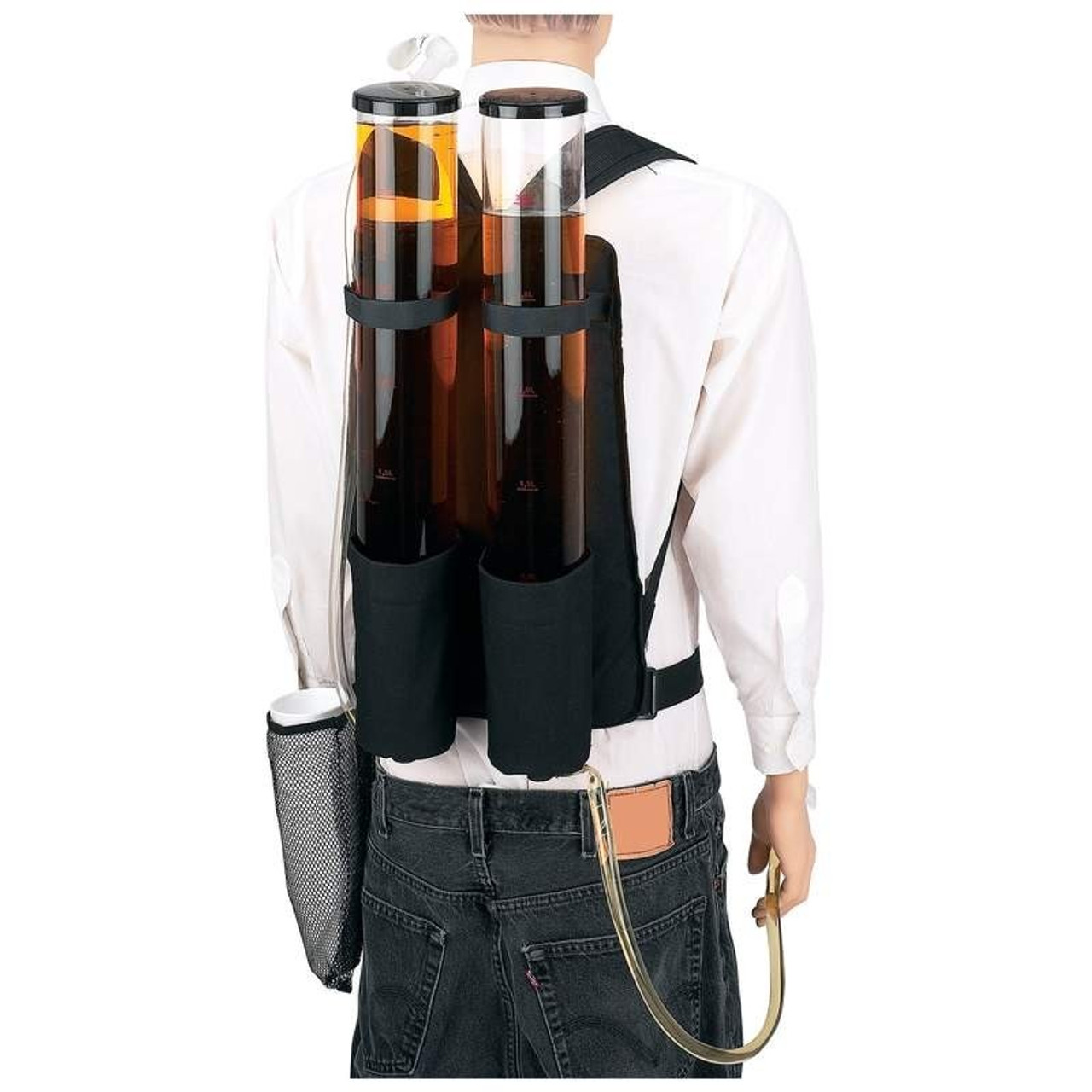 Backpack dual dispenser , beer,alcohol ,party, drinks, shots, cylinder dispenser,club, bar, games,
