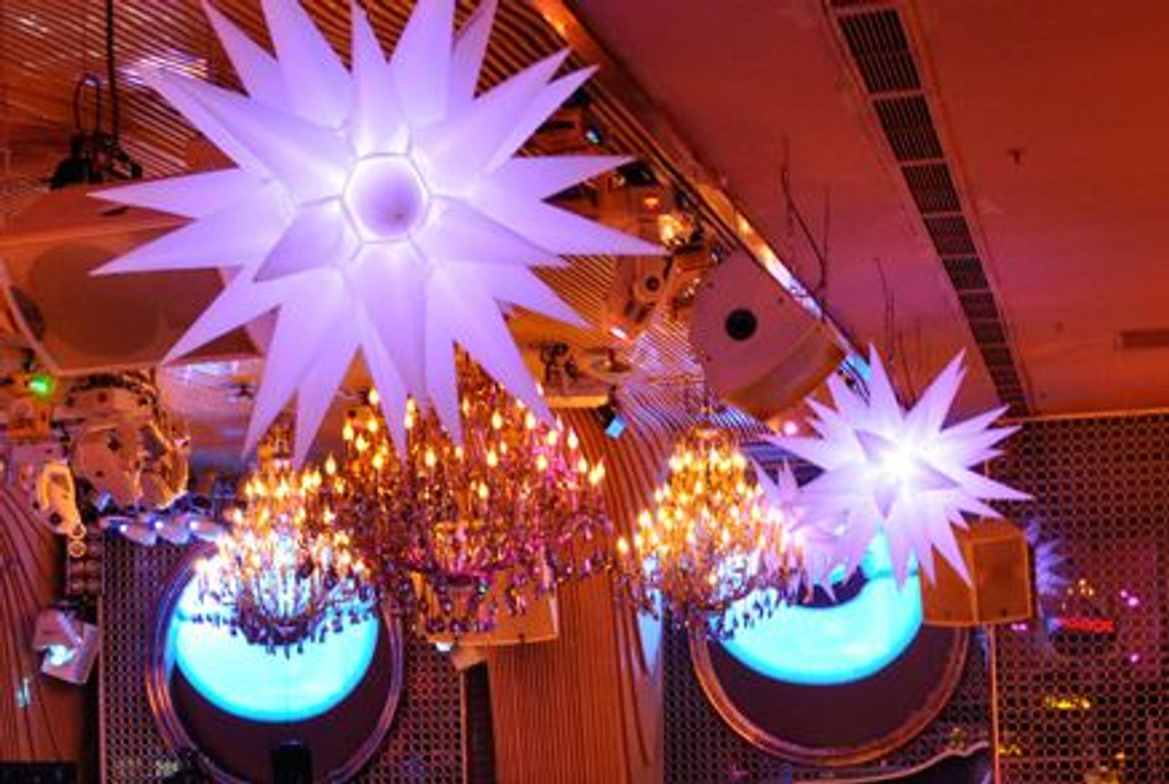 led star inflatable night club decor