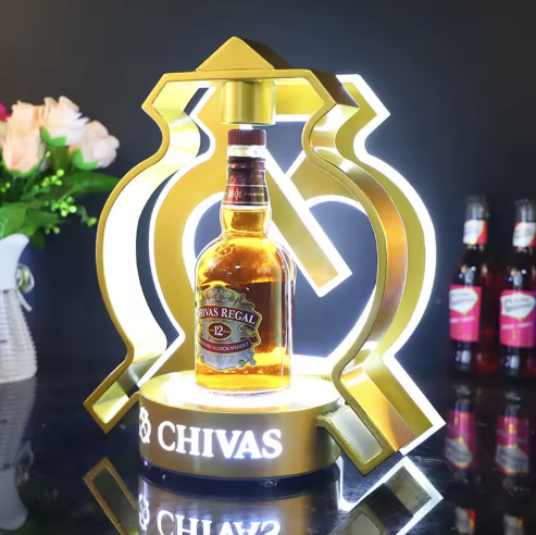 CHIVAS WHISKY BOTTLE PRESENTER