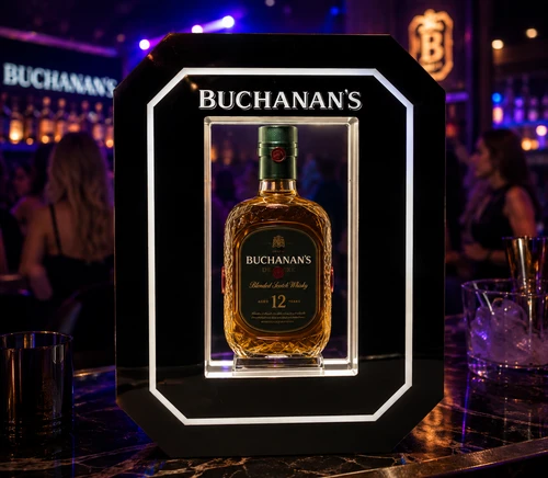 BUCHANAN WHISKEY - BOTTLE PRESENTER