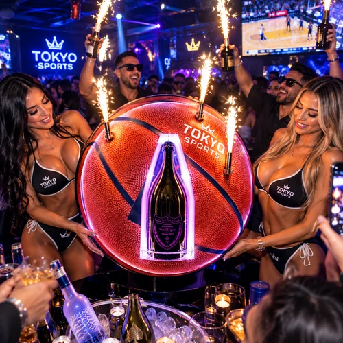 BASKETBALL BOTTLE PRESENTER