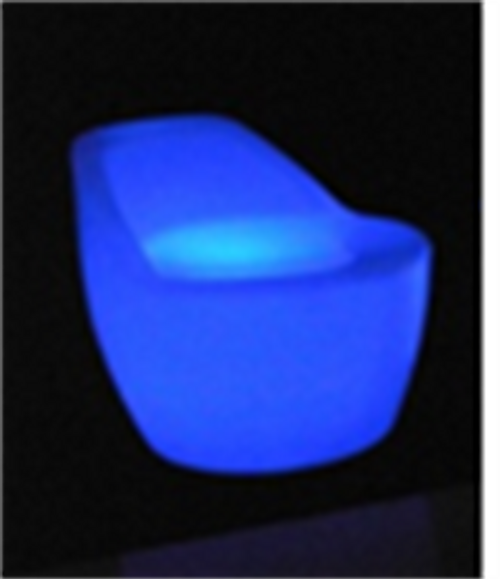 led chair, led furniture, led decoration, patio furniture, led , glow in  a dark decoration, led stool