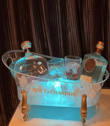 MOET CHAMPAGNE ICE TUB - MOET CHAMPAGNE ICE BUCKET