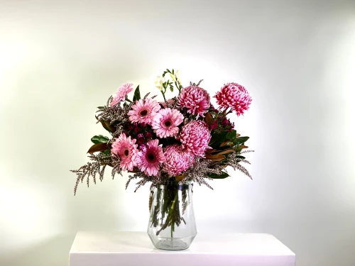 Round Assorted Flowers