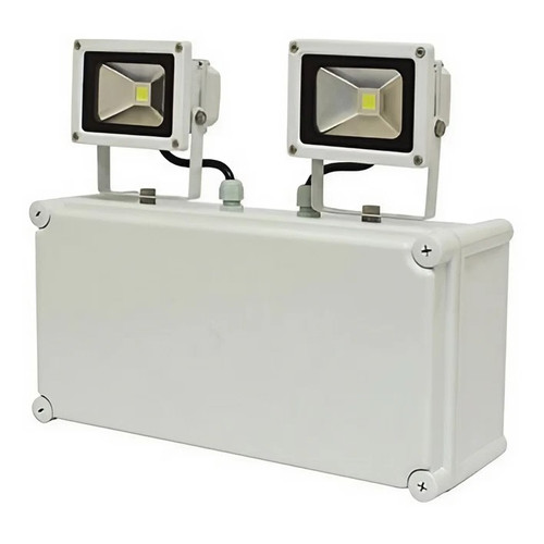 Emergency Flood Light Industrial Strength Weatherproof LED 2000lm IP65 Multimode (Maint and Non-Maint) 2 Hours