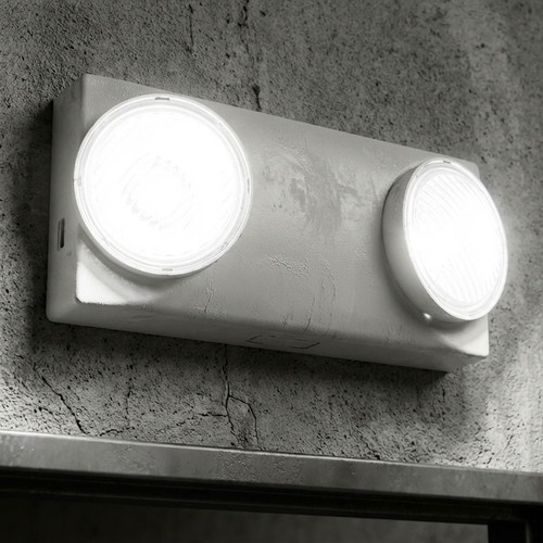 Emergency Wall Light Industrial Strength IP20 400lm LED Non-Maintained 2 Hours