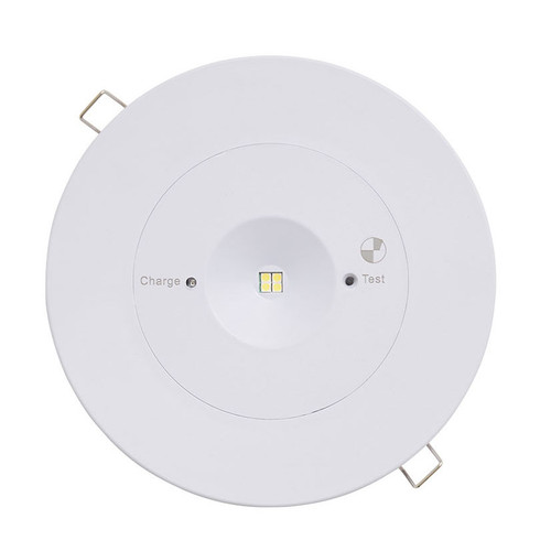 3W Emergency Light IP20 3 Hours White Recessed