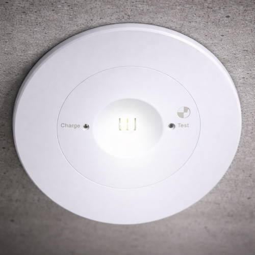 3W Emergency Light IP20 3 Hours White Recessed