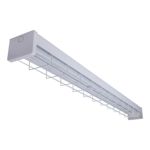 Emergency Batten Light 1.2m Wire Guard Dimmable Sensor Industrial Grade Maintained/Non-Maintained