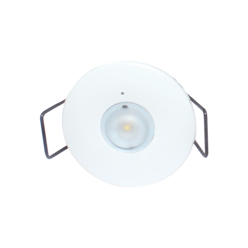 Emergency Downlight White 3 Hours Non-Maintained Class II Double Insulated Commercial Grade