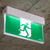 2W Emergency Exit Light Industrial Strength LED 24m Surface Mounted 2 Hours Green Blade