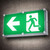 Jumbo Emergency Exit Light 40m IK10 IP67 120 Mins Left Arrow Maintained Industrial Grade