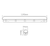 LED Emergency Batten Light Temporary 1193mm 40W 4000K 5514lm IP65 IK10 Flex n Plug
