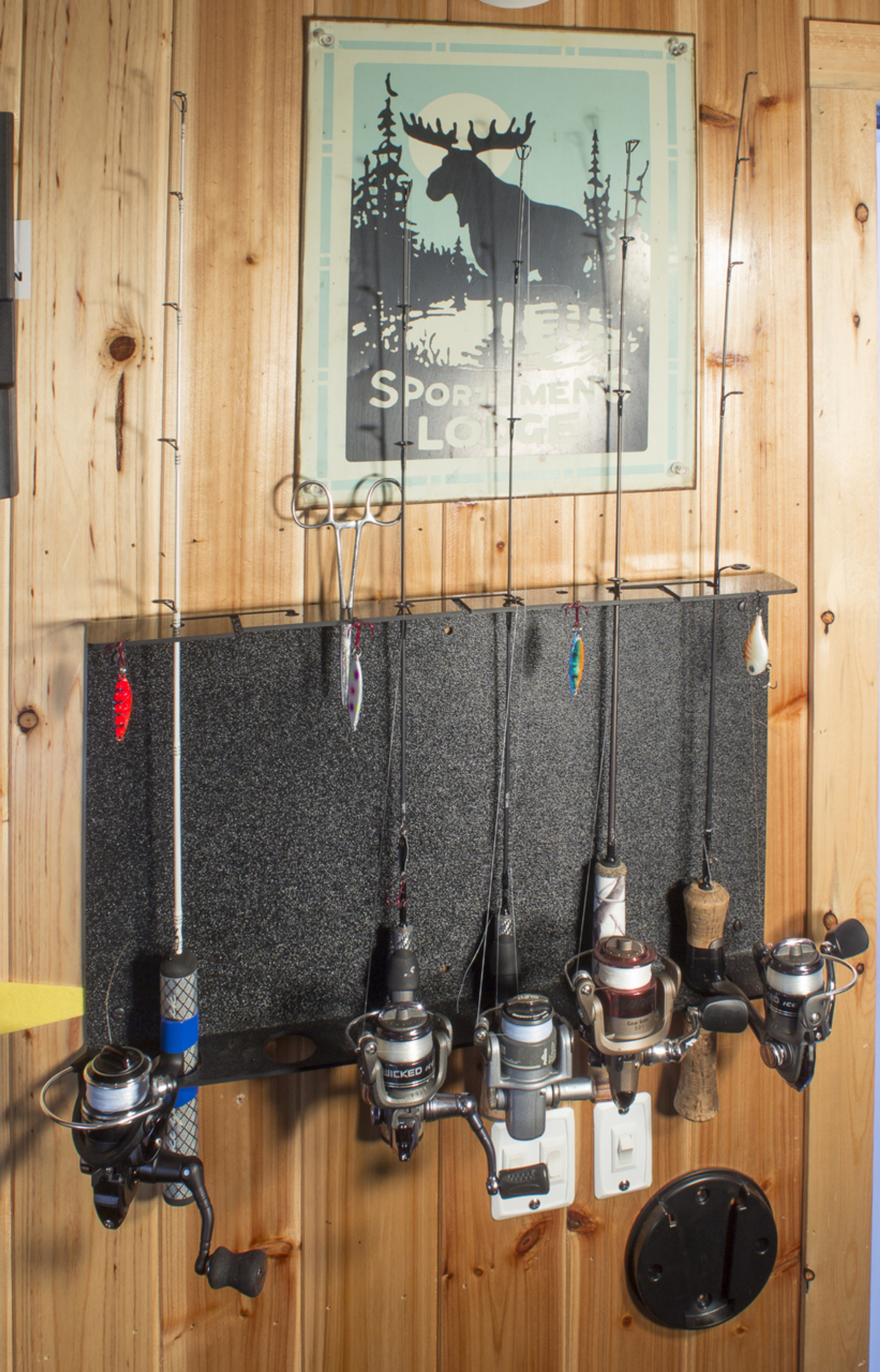 Ice Rod Rack Fishing Rod Holder Ice House Supplies