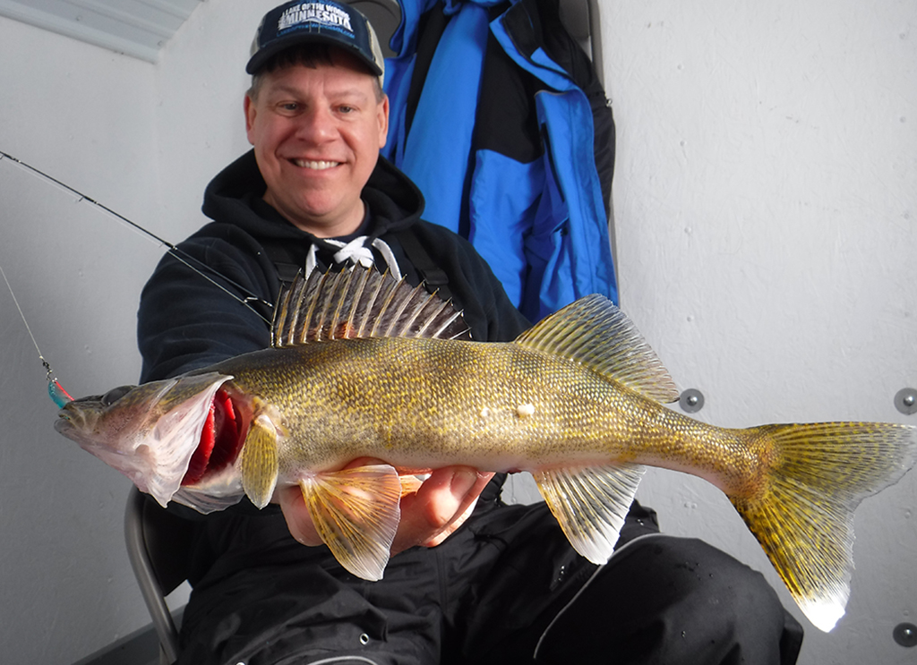 Jigging Walleyes on the MN Fishing Opener