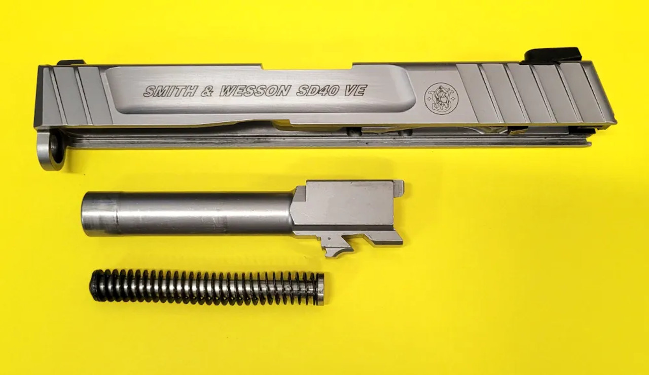 Smith and Wesson SD40 VE Slide, Barrel, Recoil Spring