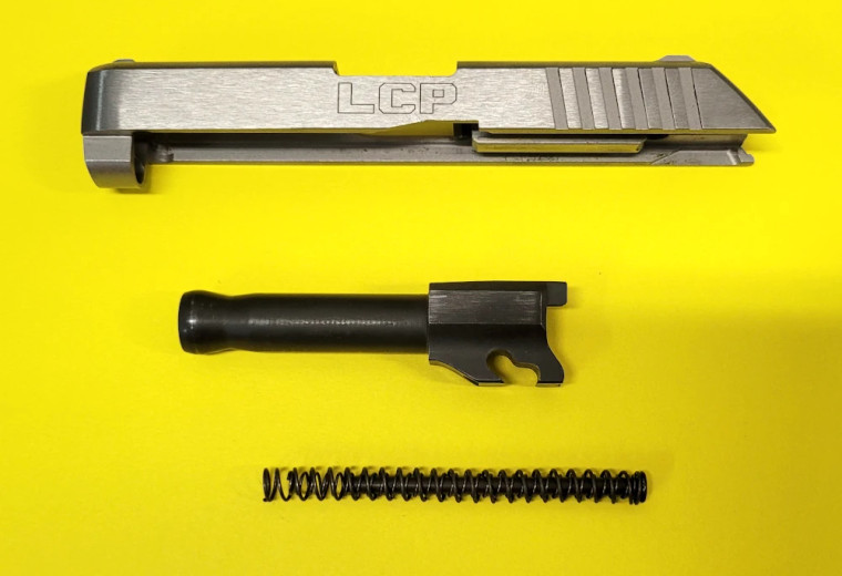 Ruger lcp slide barrel recoil assembly lcp380