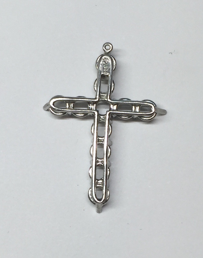 9030 Cross Pendant For Stones