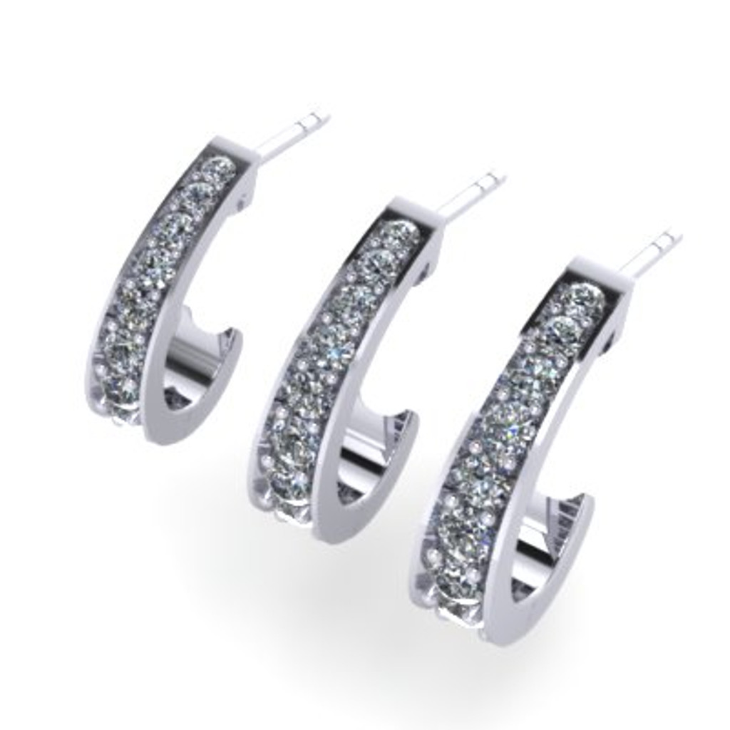 9110 Large Demi-Hoop Earrings