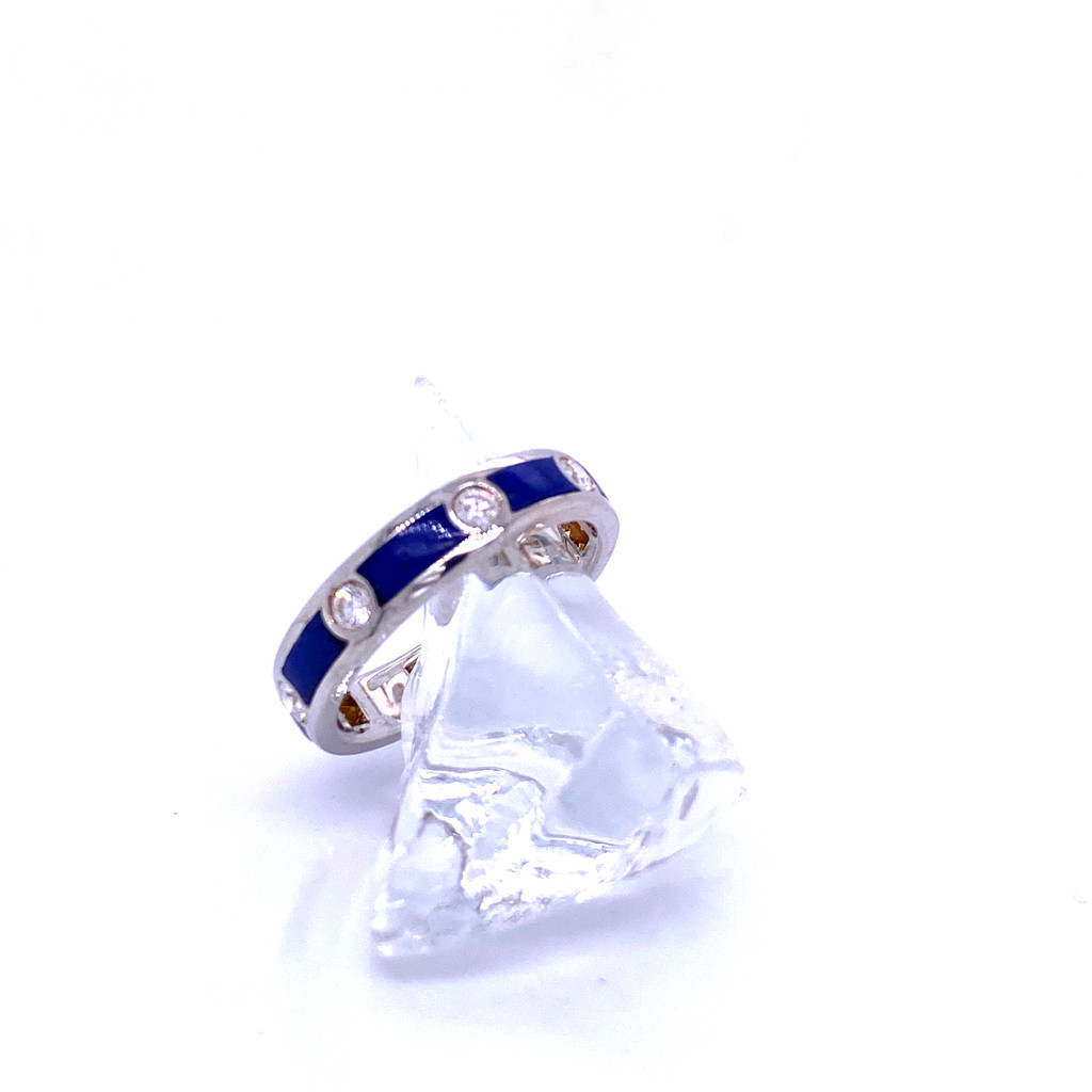 9320  platinum band inlay with onyx