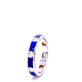9319    inlaid lapis and diamond platinum band